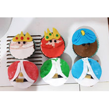 Reyes magos de Cupcakes Valencia